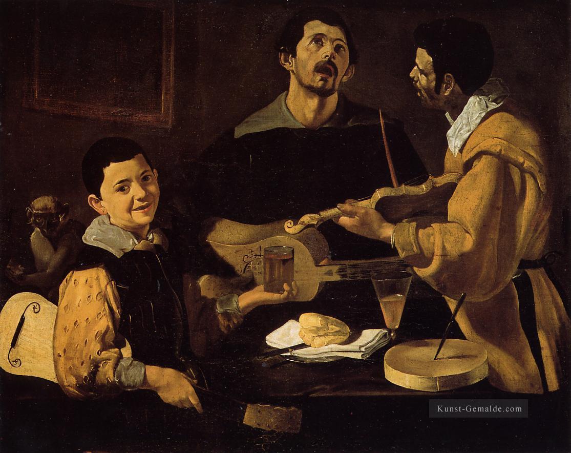 Drei Musiker aka Musical Trio Diego Velázquez Ölgemälde